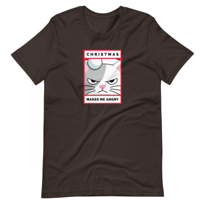 Angry Xmas Cat T-Shirt