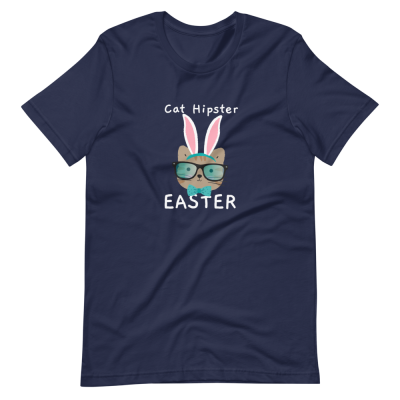 Hipster Cat Easter T-Shirt