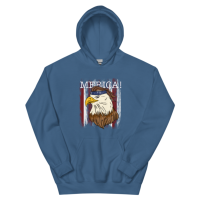 American Flag Patriot Eagle Unisex Hoodie