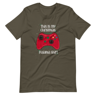 Gamer's Christmas Pajama Short-Sleeve Unisex T-Shirt