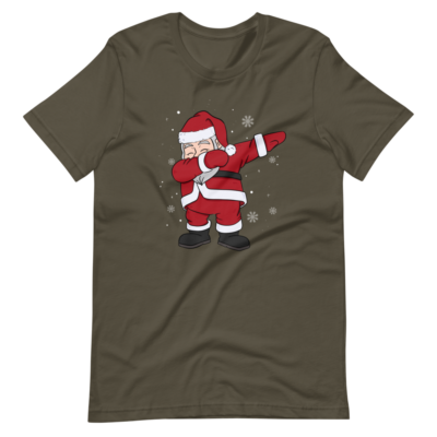 Christmas Dabbing Santa Short-Sleeve Unisex T-Shirt