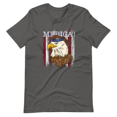 American Flag Patriot Eagle Short-Sleeve Unisex T-Shirt