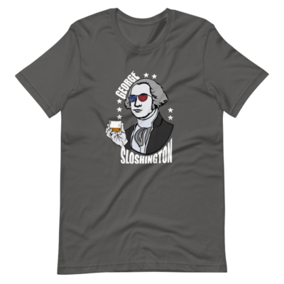 George Sloshington With Beer Drinking Short-Sleeve Unisex T-Shirt