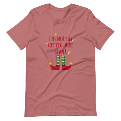 Christmas Short Elf Legs With Red Shoes Short-Sleeve Unisex T-Shirt