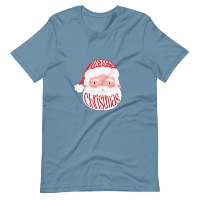 Merry Christmas Santa Claus Face Short-Sleeve Unisex T-Shirt